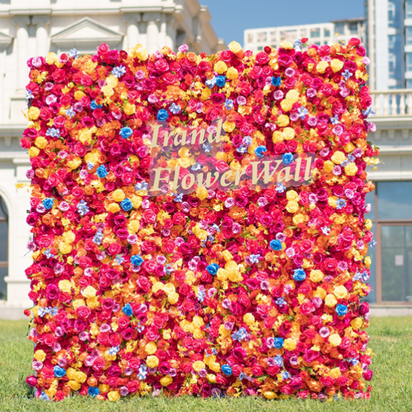 Artificial flower Wall