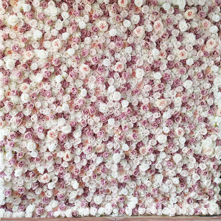Artificial flower wall