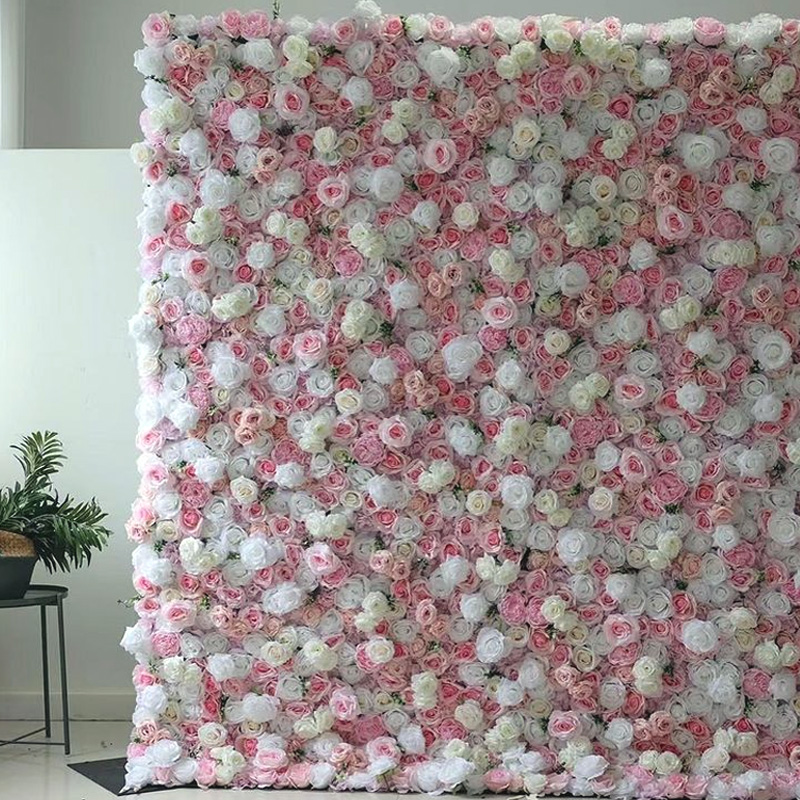 Artificial flower wall