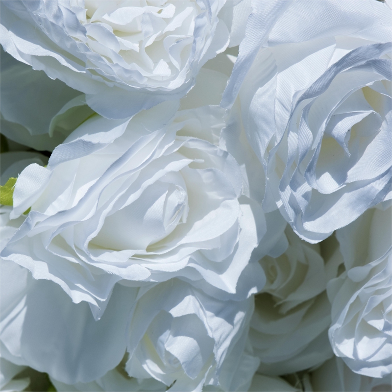 White Rose Artificial flower Wall