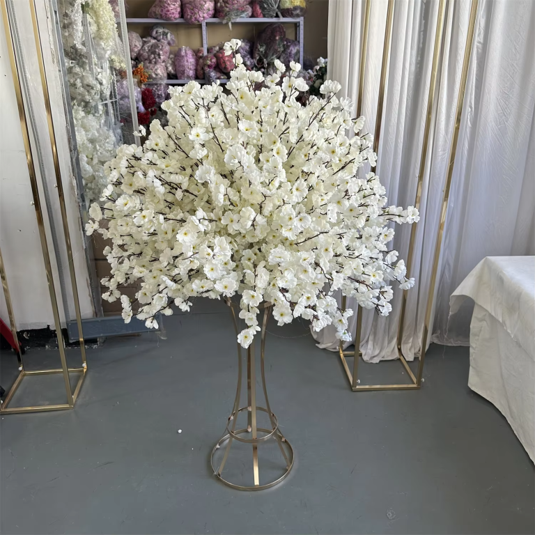 B006 Wedding Centerpieces Ivory Colors Silk Cherry Blossom Flower Ball Arrangements